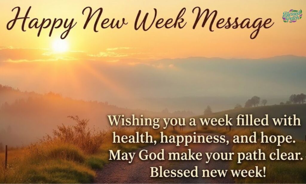 Happy New Week Message (2)