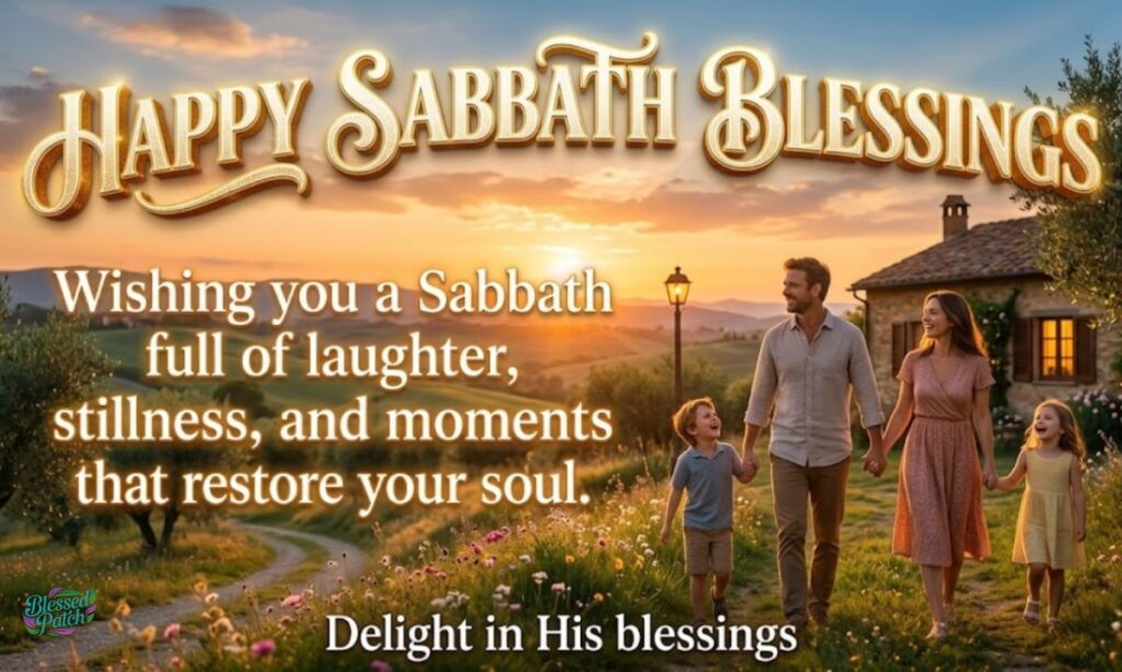 Happy Sabbath Blessings