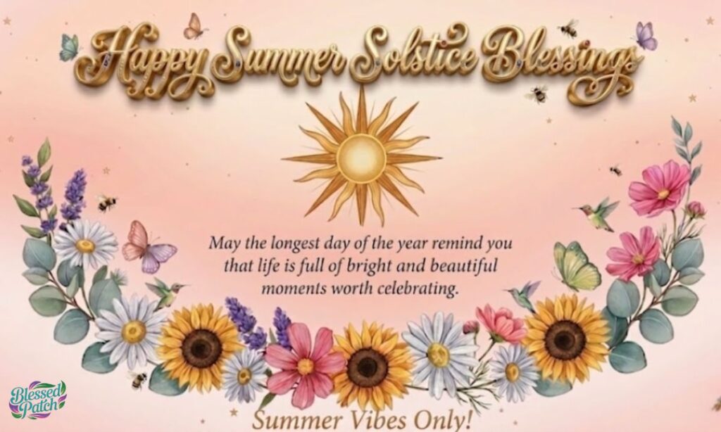 Happy Summer Solstice Blessings 