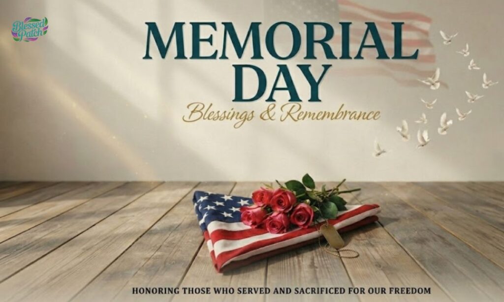 Memorial Day Blessings for Soldiers