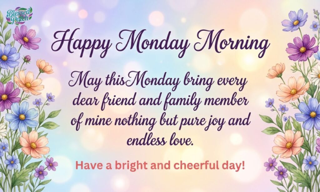 Monday Morning Messages