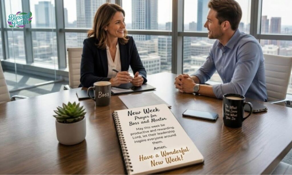 New Week Prayer Messages for Boss and Mentor