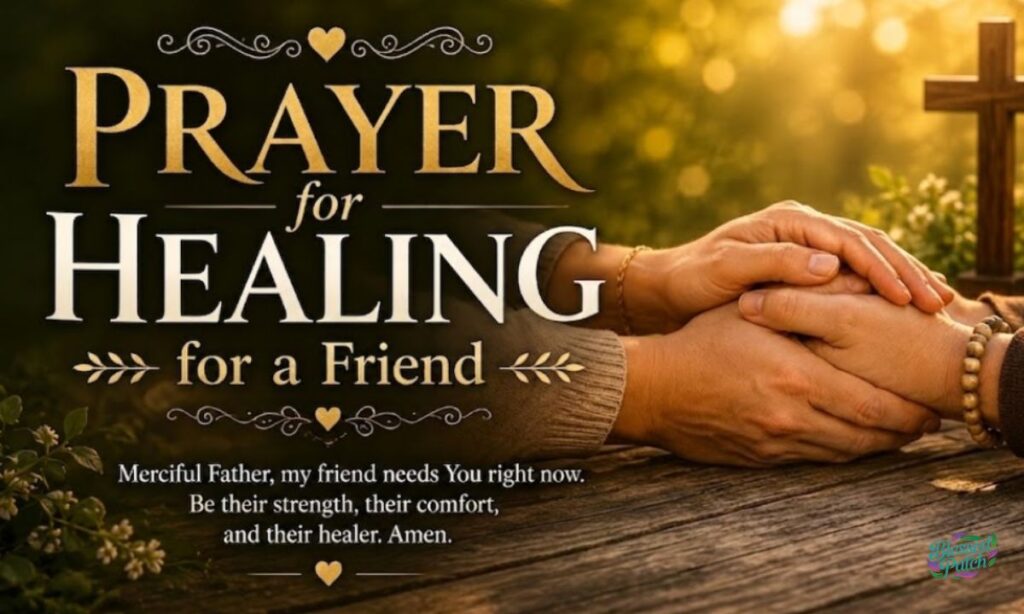 Prayer for Healing for a Friend