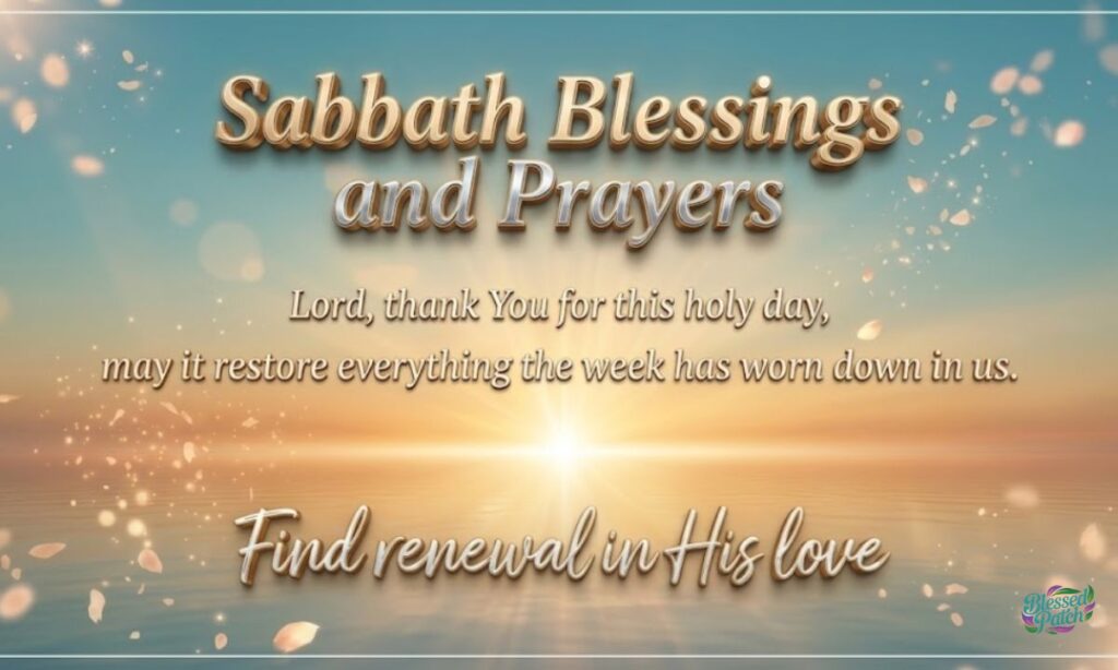 Sabbath Blessings and Prayers
