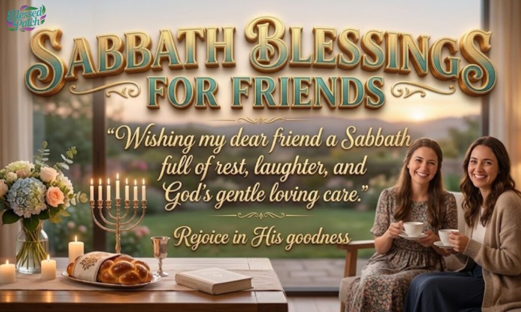 Sabbath Blessings for Friends