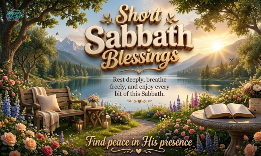 Short Sabbath Blessings for Peace and Rest