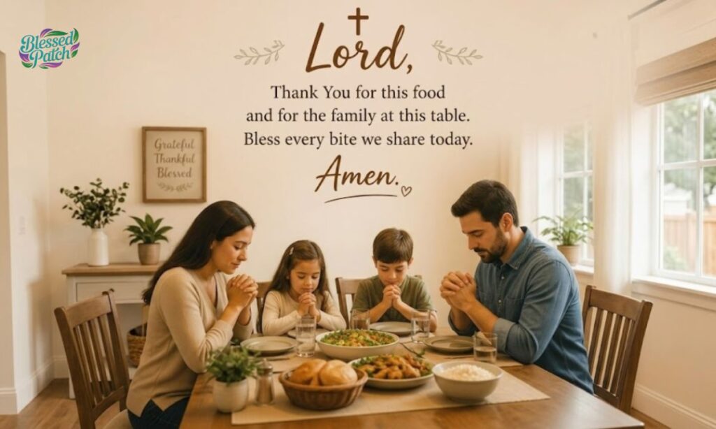 Simple Prayer Before Meal With Family