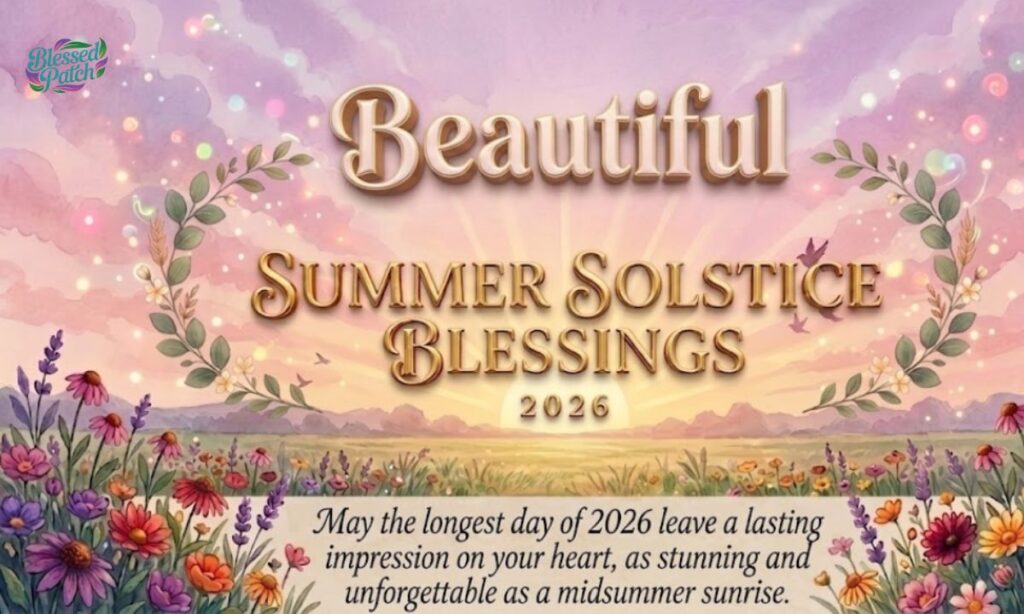 Summer Solstice Blessings 2026