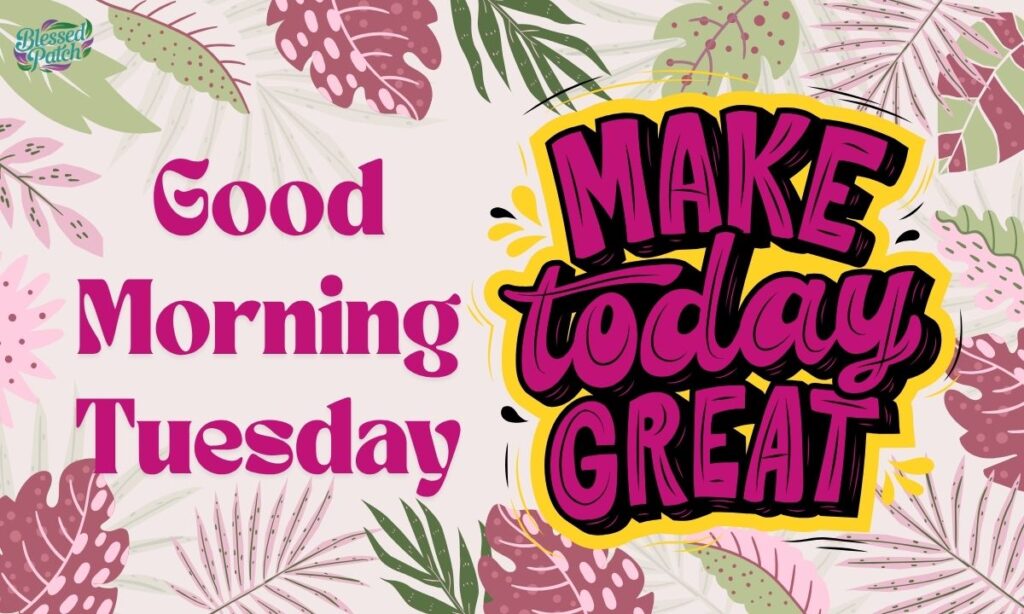Tuesday Morning Greetings