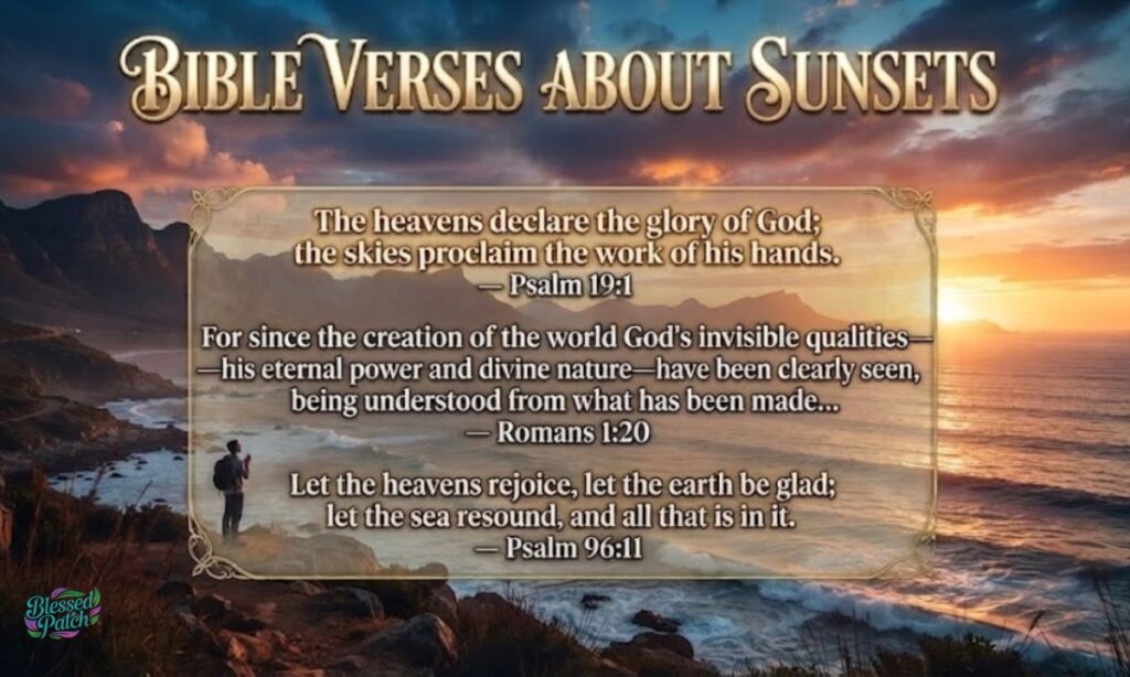 Bible Verses About Sunsets (1)