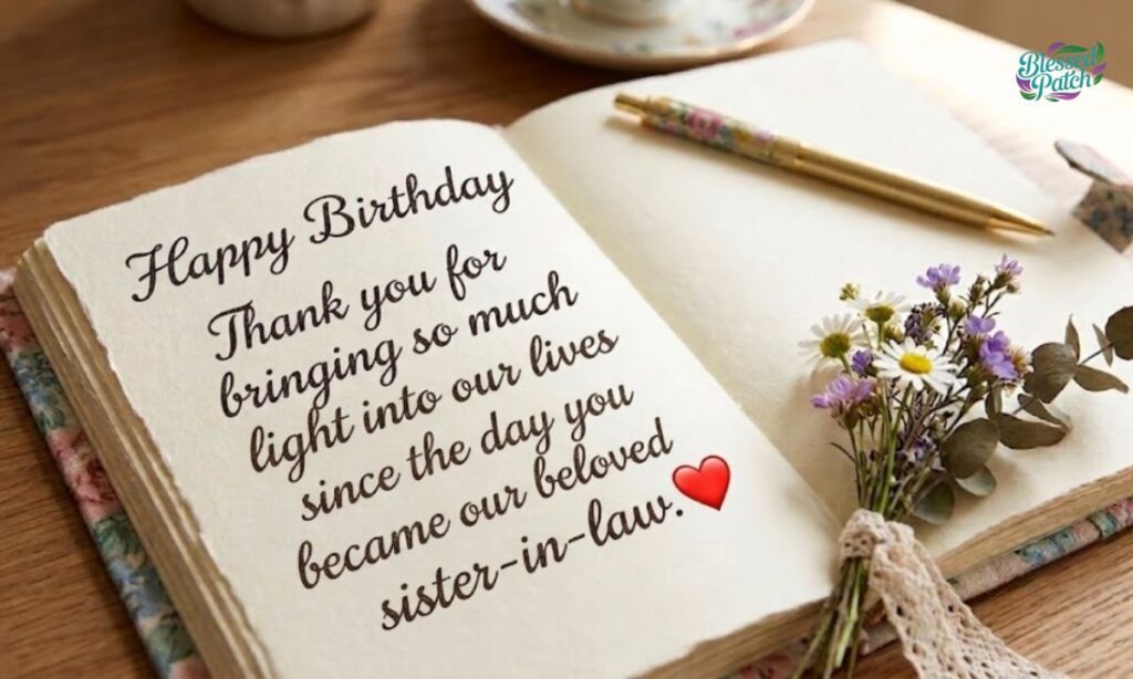 Birthday Messages to a Sister-in-law