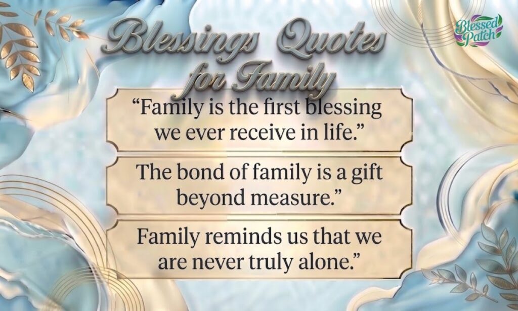 Blessings Quotes For Family (2)