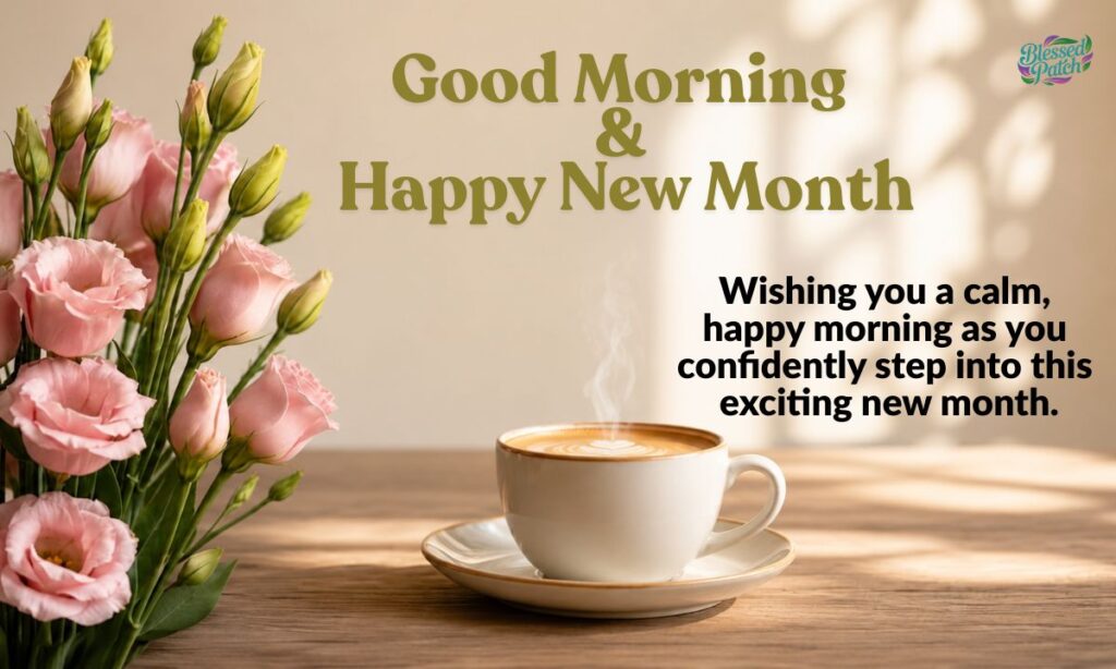Good Morning & Happy New Month