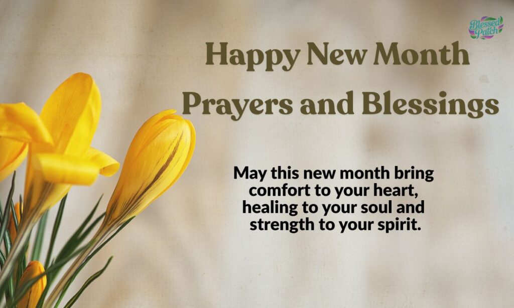 Happy New Month Prayers and Blessings