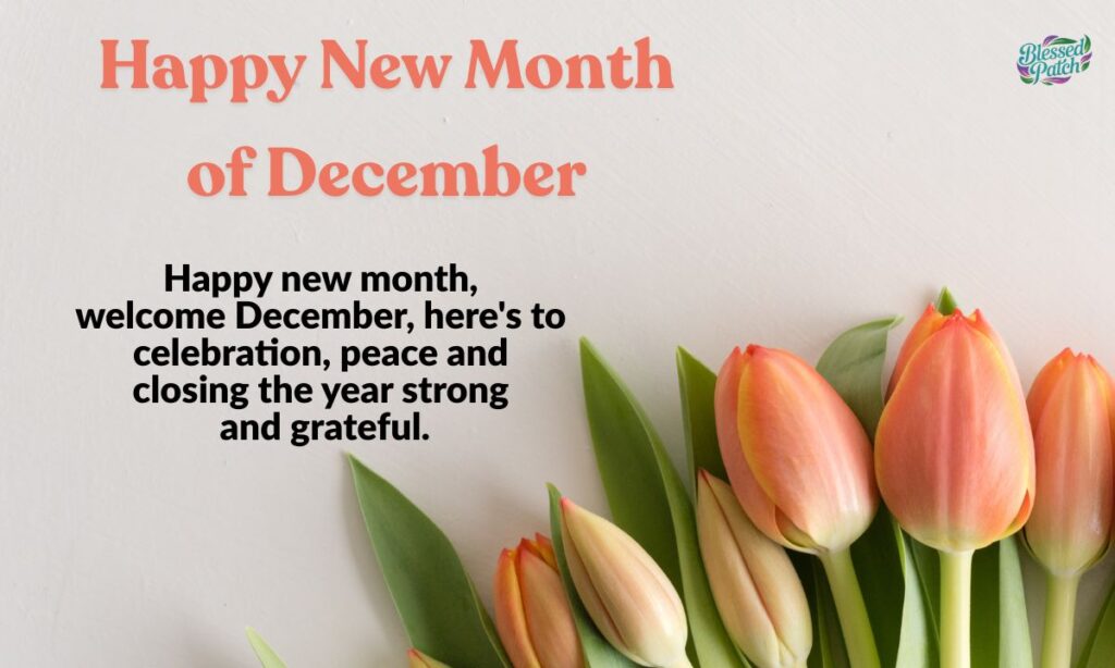 Happy New Month of December