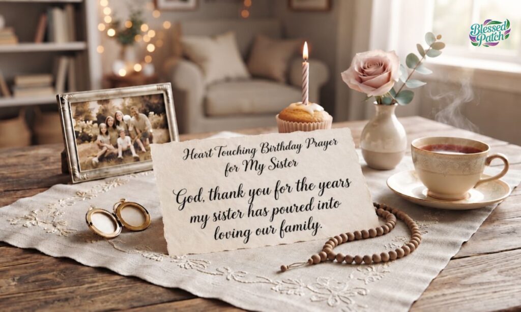 Heart Touching Birthday Prayer for My Sister