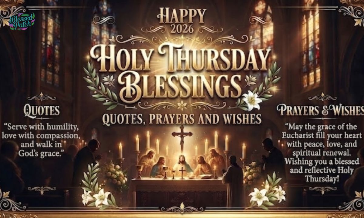 Holy Thursday Blessings (1)