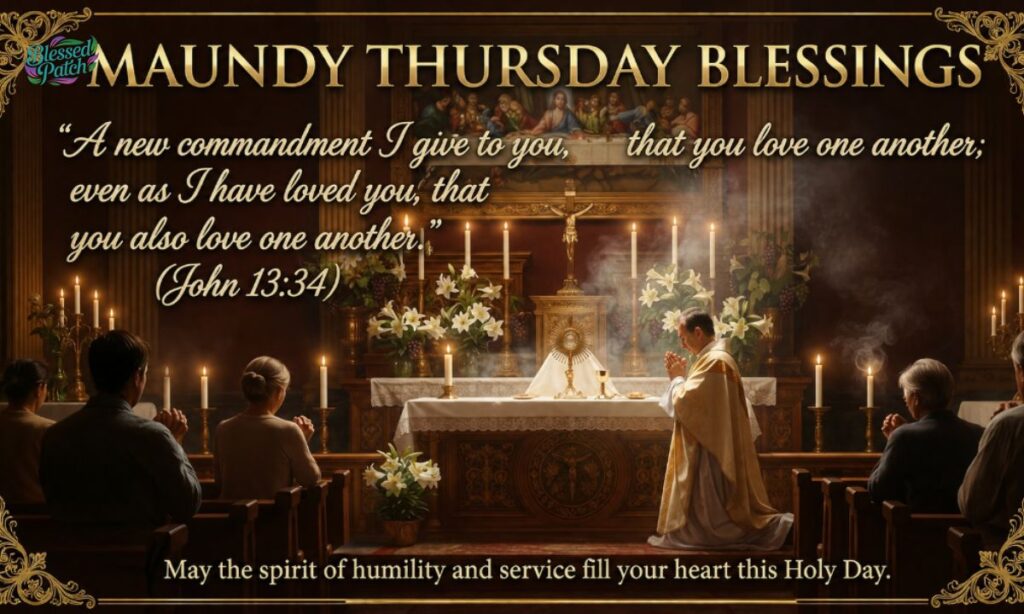 Maundy Thursday Blessings Bible Verses