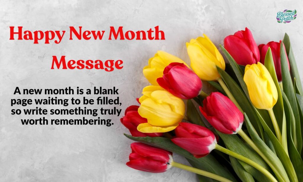 New Month Message