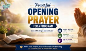 Opening Prayer for a Program