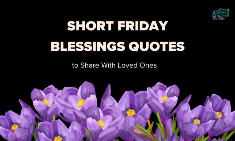 Short Friday Blessings Quotes