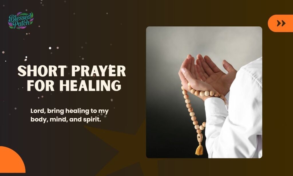 Short Prayer for Healing
