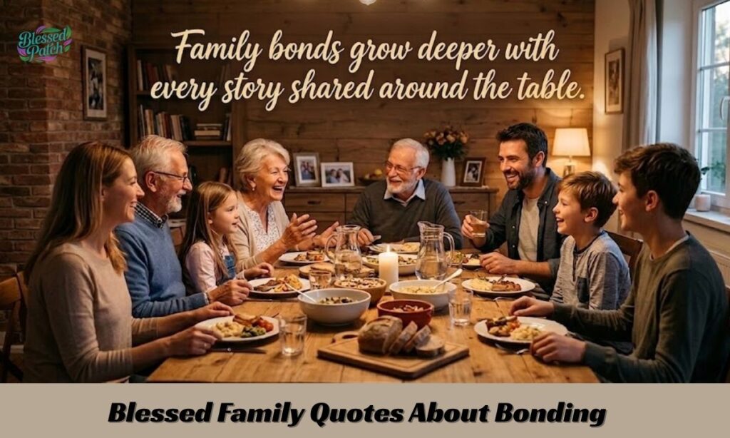 Blessed Family Quotes About Bonding