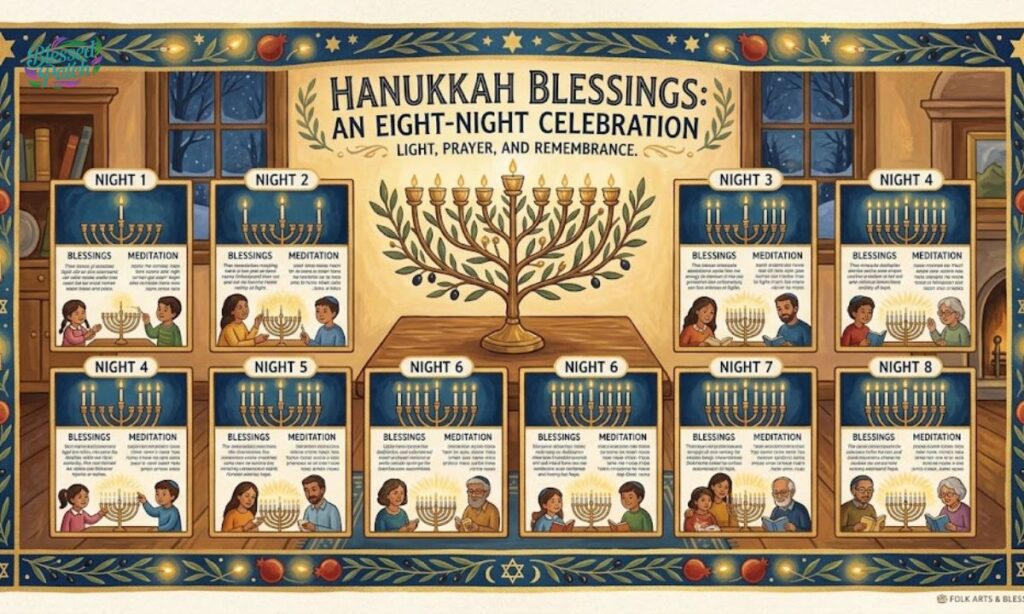 Hanukkah Blessings for Each Night of the Festival