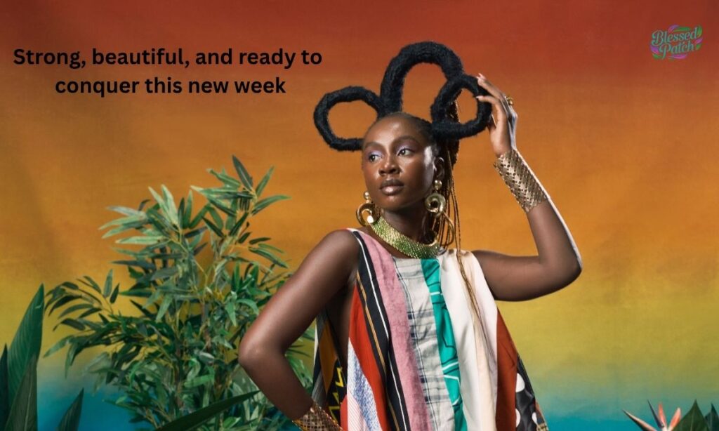 Happy Monday Black Woman Images
