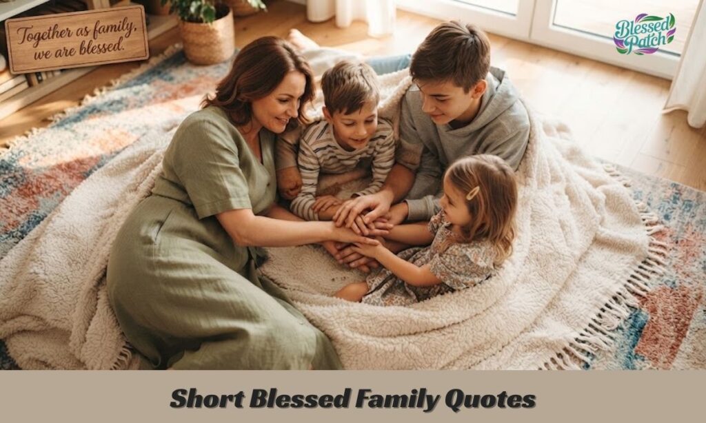 Short Blessed Family Quotes