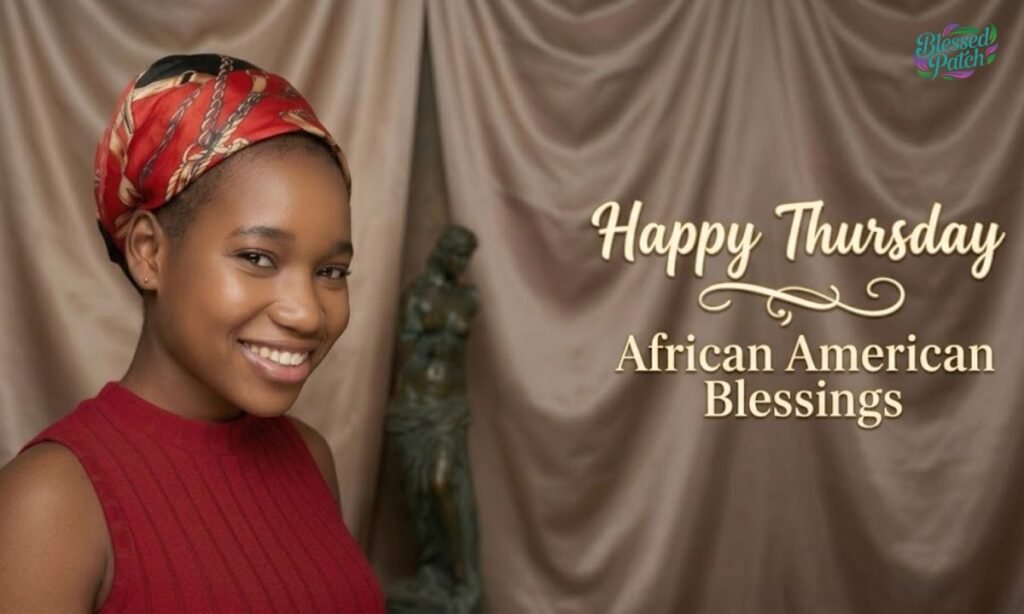 African American Thursday Blessings Images