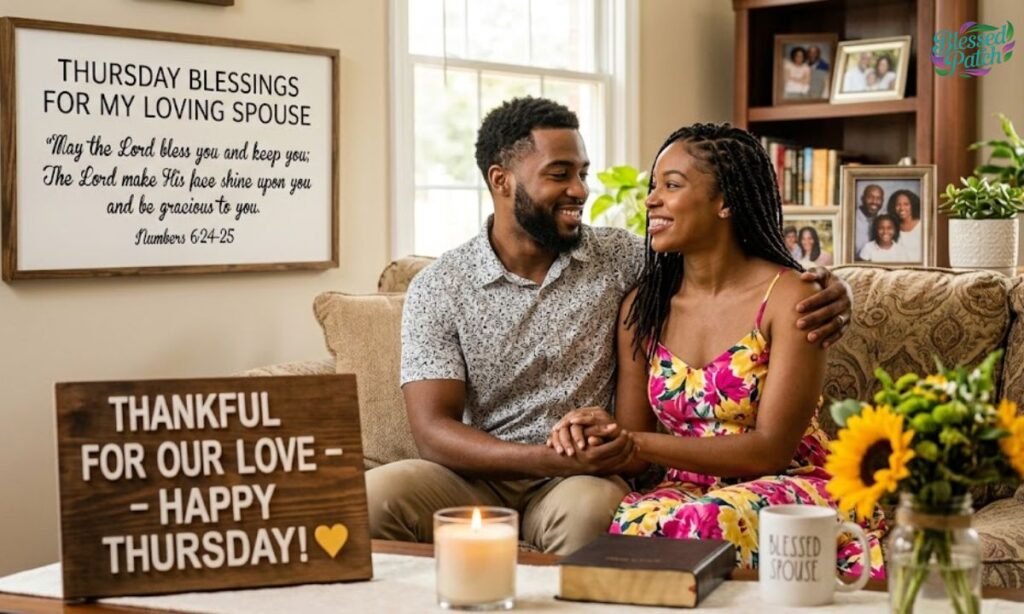 African American Thursday Blessings for Spouse