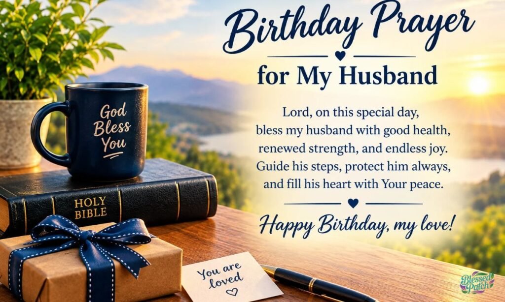 Birthday Prayer for my Husband