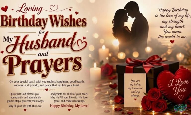 Birthday Wishes For My Husband and Prayers