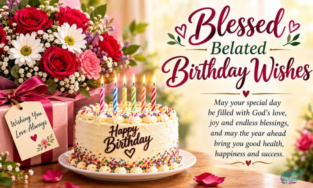 Blessed Belated Birthday Wishes