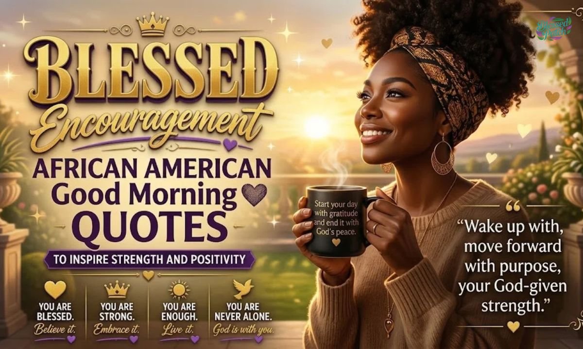 Blessed Encouragement African American Good Morning Quotes