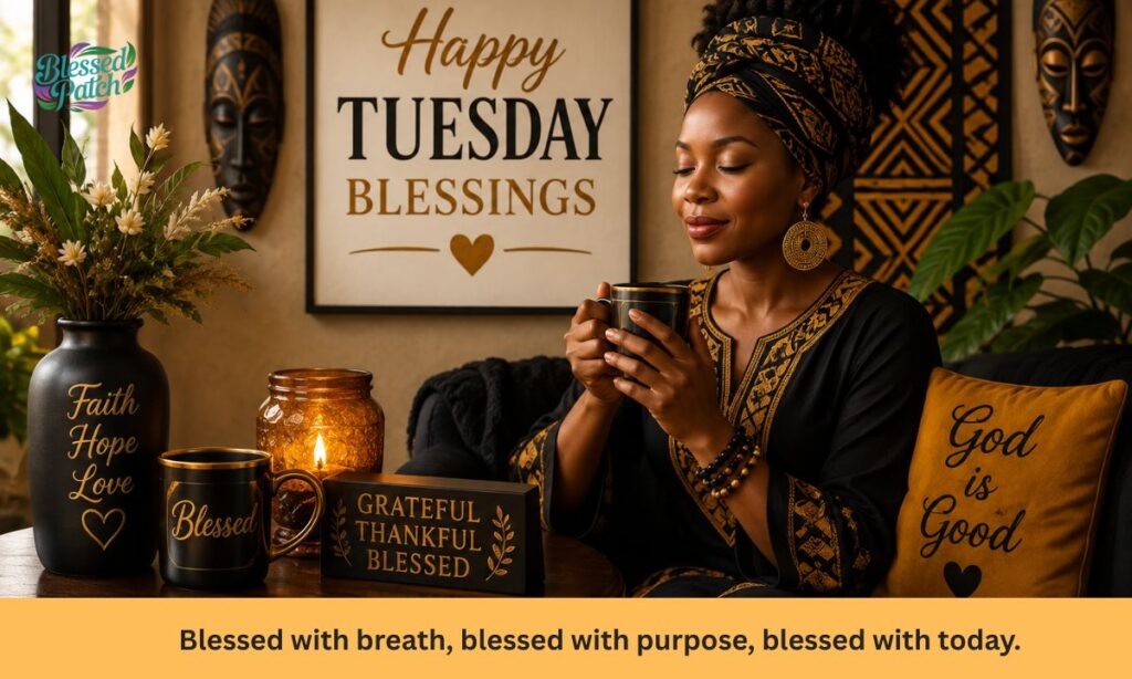 Blessed & Thankful African American Tuesday