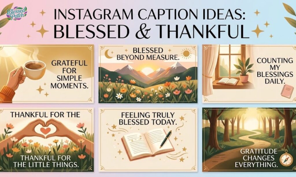 Blessed Thankful Captions for Instagram