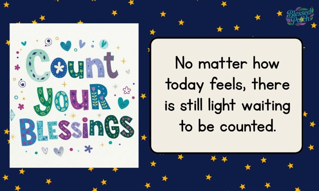 Count Your Blessings Uplifting Thoughts