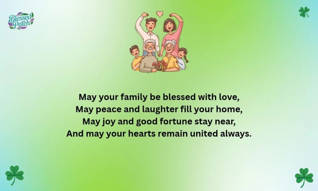 Irish Blessings for Family