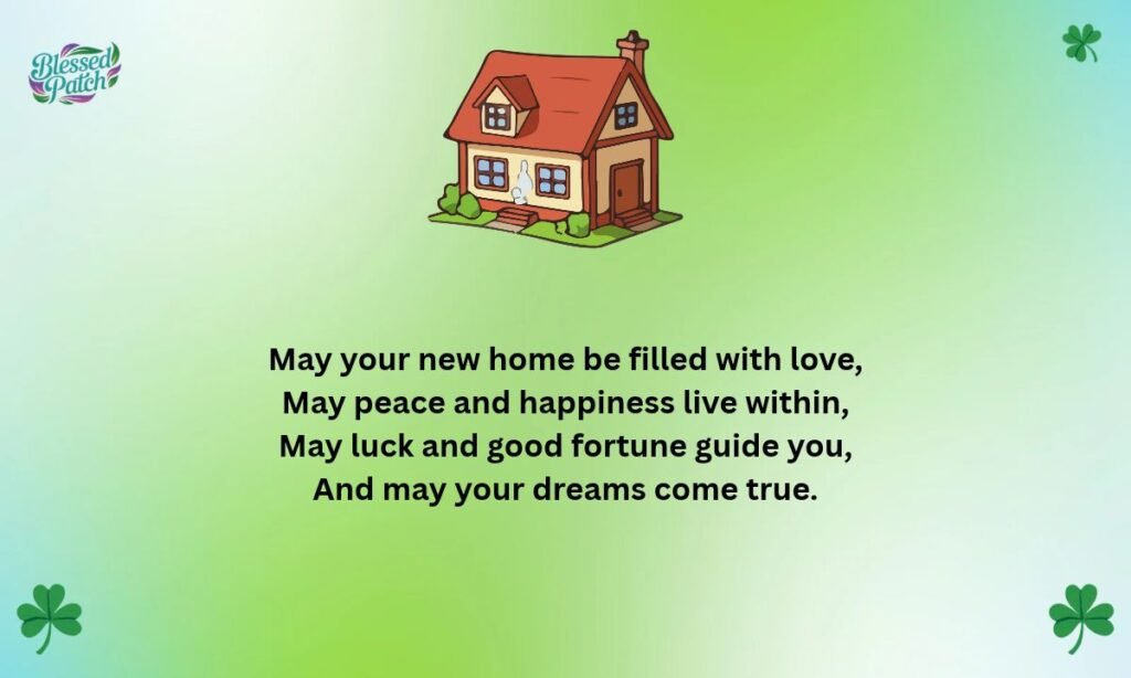 Irish Blessings for a New Home