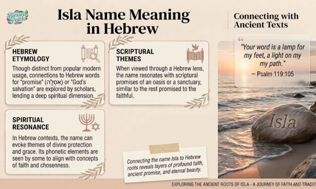 Isla Name Meaning in Hebrew