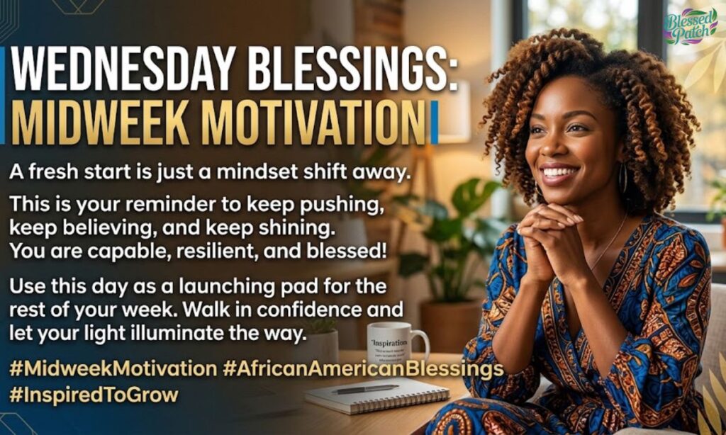 Motivational African American Wednesday Blessings