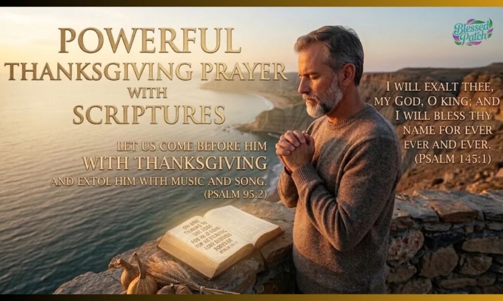 Powerful Thanksgiving Prayer With Scriptures