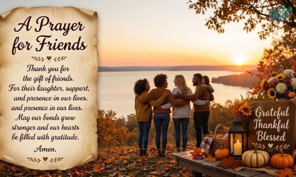 Thanksgiving Prayer for Friends