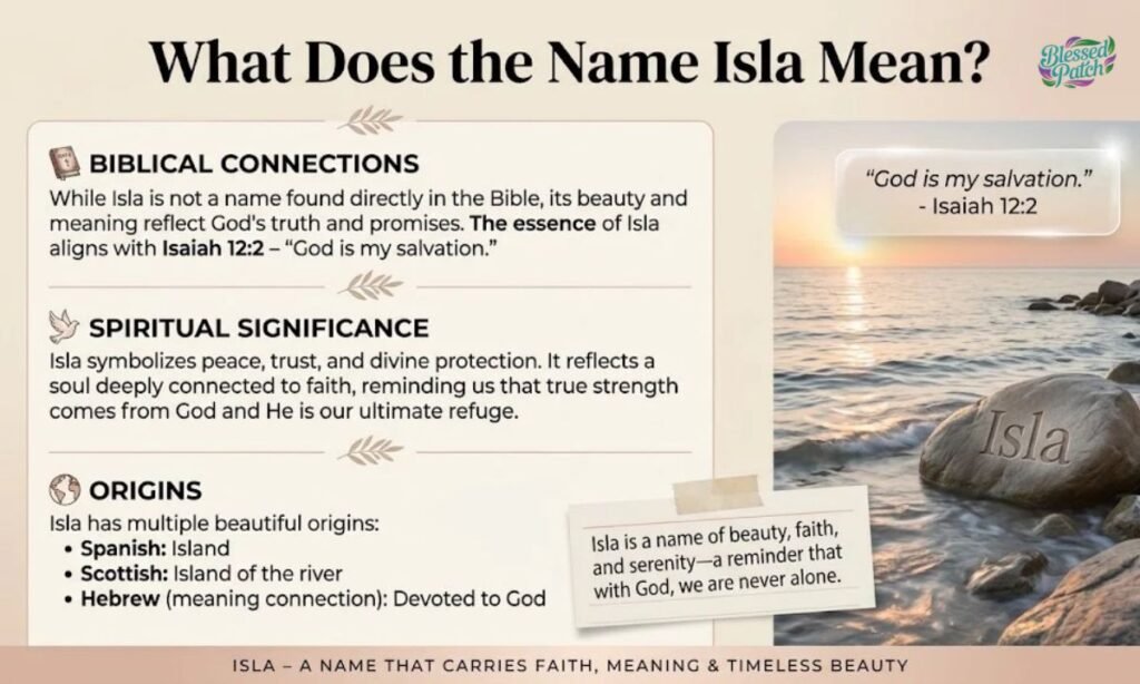 What Does the Name Isla Mean