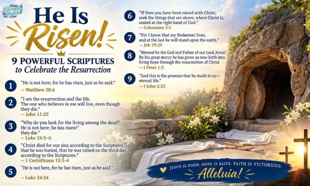 9 Powerful Scriptures to Celebrate the Resurrection
