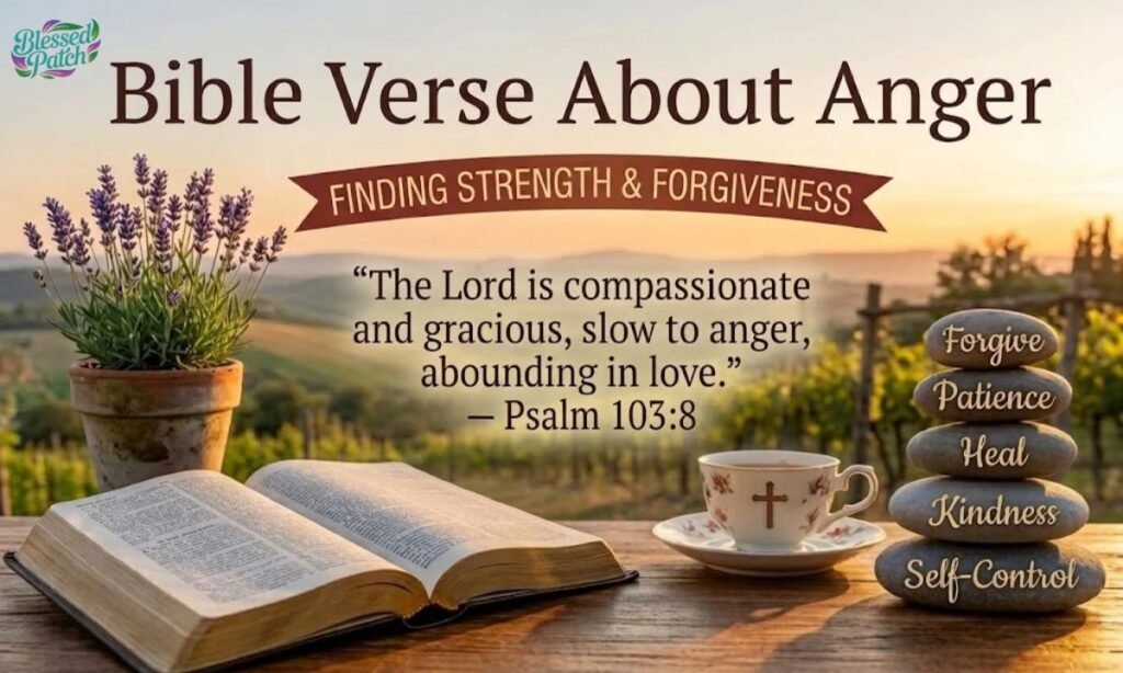 Bible Verse About Anger