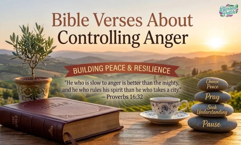 Bible Verses About Controlling Anger