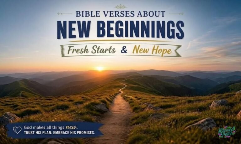 Bible Verses About New Beginnings